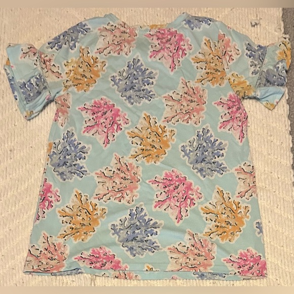 Colorful T-Shirt With Ruffled Sleeves - Picture 2 of 5